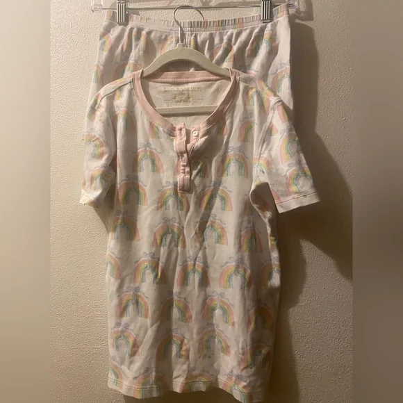 The Beaufort Bonnet Company Pastel rainbow Pajama Set size 14 - Picture 2 of 10